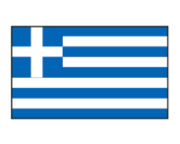 Greek Flag Temporary Tattoo